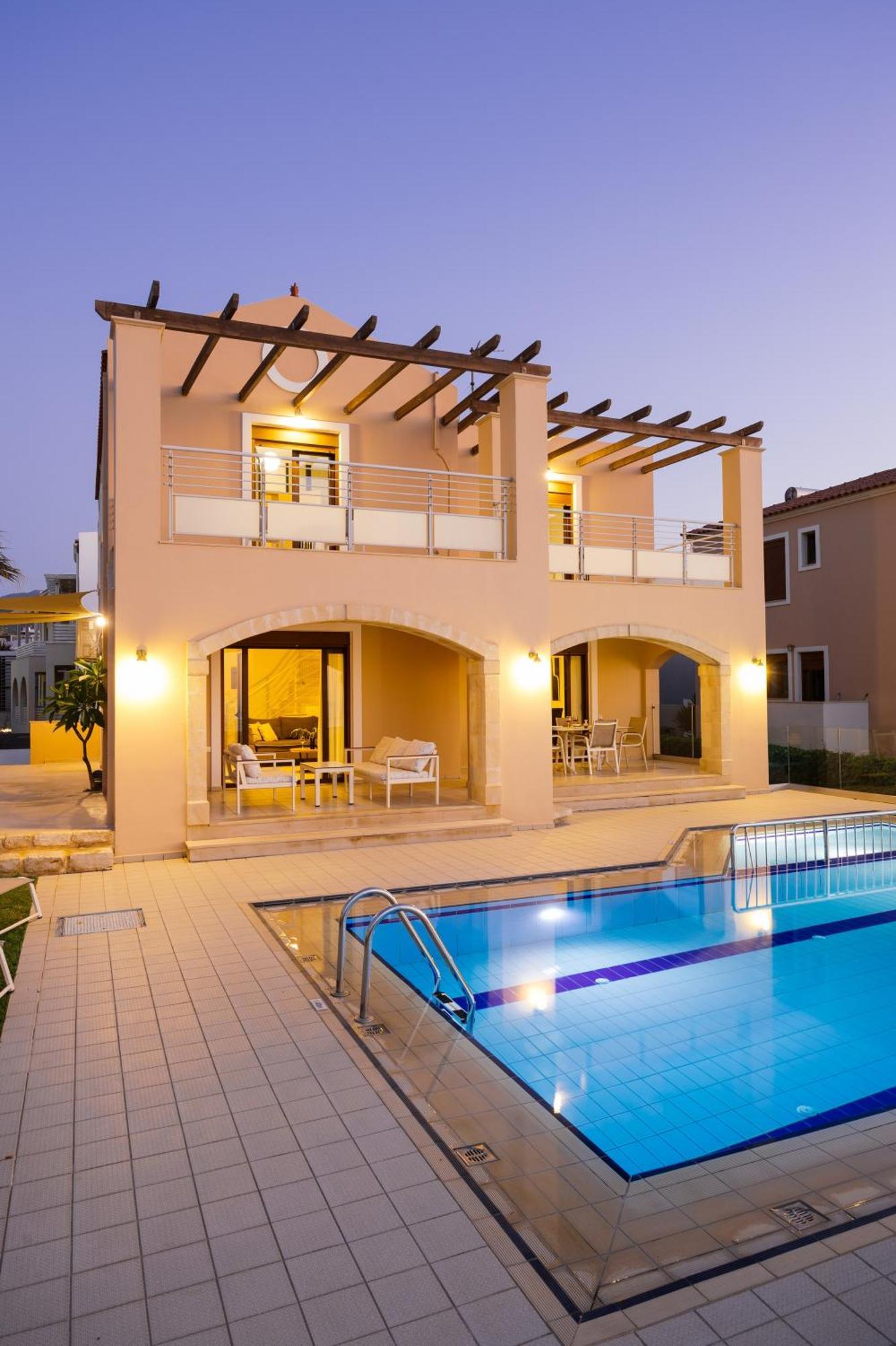 Villa Avra Rethymno  Bagian luar foto