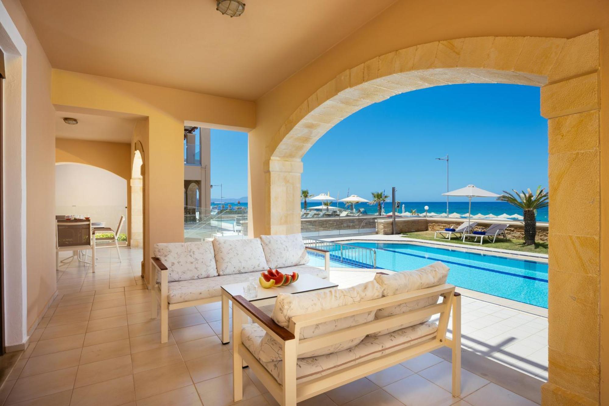 Villa Avra Rethymno  Bagian luar foto
