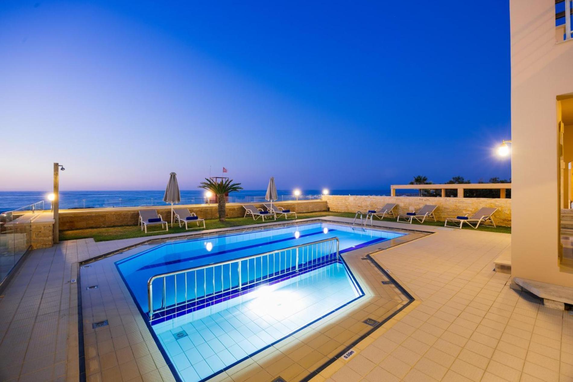 Villa Avra Rethymno  Bagian luar foto