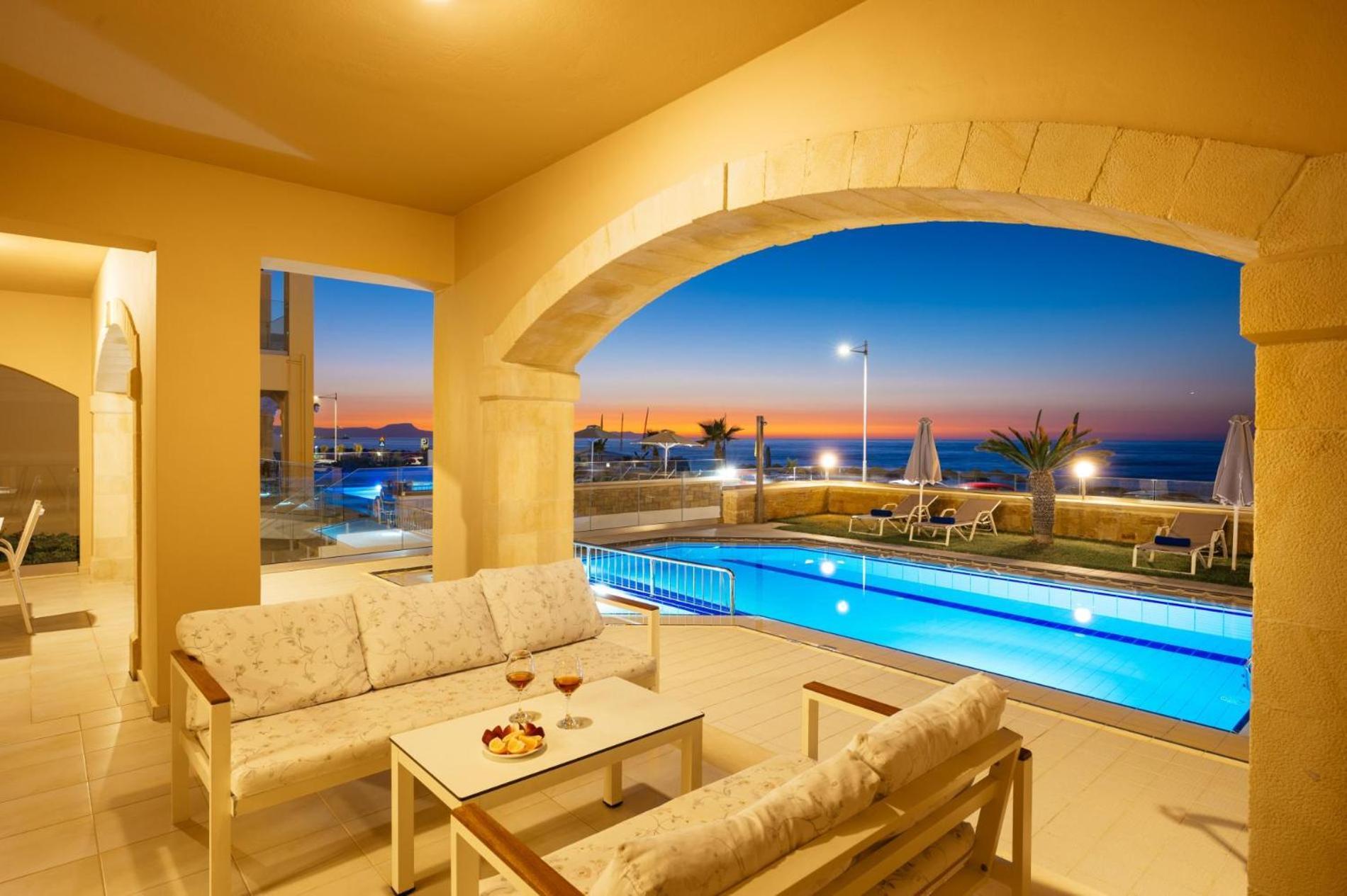 Villa Avra Rethymno  Bagian luar foto