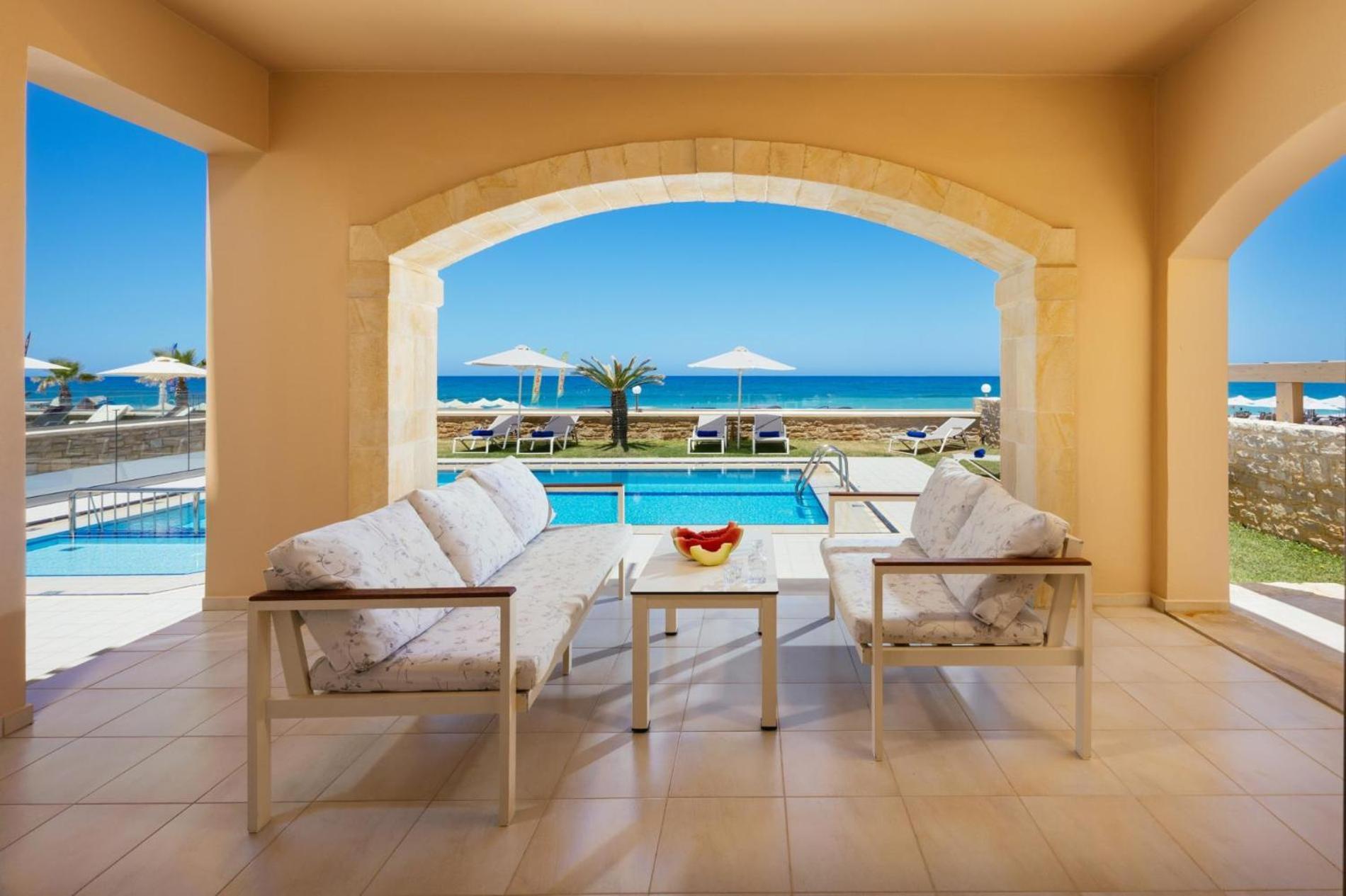 Villa Avra Rethymno  Bagian luar foto